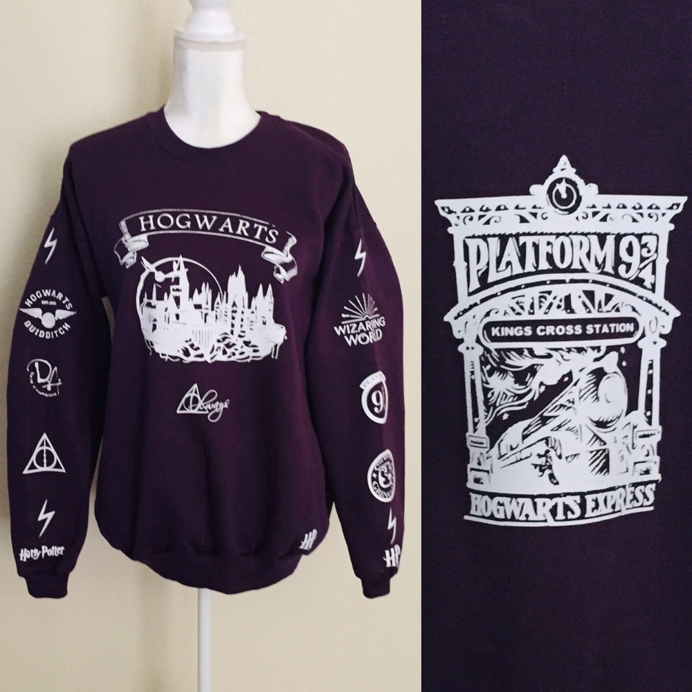 Hogwarts School Graphic Sweater